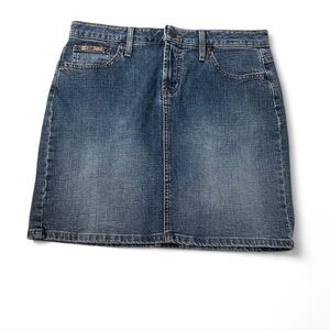 Vintage Lei Denim Mini‎ Skirt